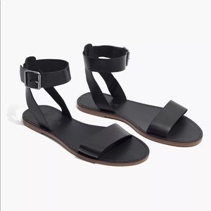 NWOT Madewell Boardwalk Ankle-Strap Sandals